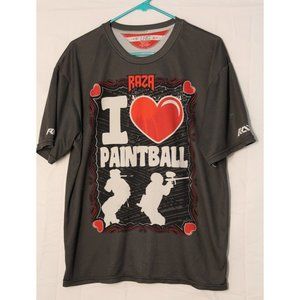 Raza I Heart Paintball Shirt Men's T-Shirt